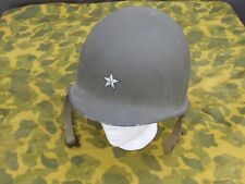 WW2 Army General's Named M1 Helmet & Liner 41st Division & Oregon National Guard picture