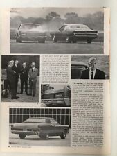 LincolnArt55 Article History 1970 Lincoln Continental Aug 1969 4 page picture
