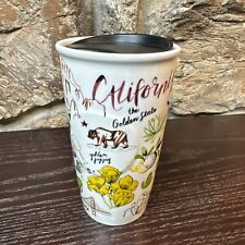 Starbucks 2016 California Golden State Ceramic Tumbler Travel Mug 10 Oz. picture