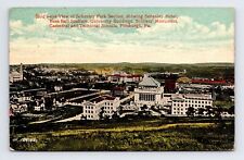 c1914 Postcard Pittsburgh PA Pennsylvania Bird's Eye View Schenley Park Section picture