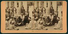 A class room with the teacher in the University, Cairo, Egypt c1900 Old Photo picture
