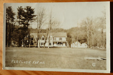 Fletcher Farms Ludlow VT real photo postcard rppc pmk 1951 picture