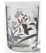 Vintage Noritake Kilkee Drinking Glass 12 Oz Old Fashioned Barware Butterfly picture