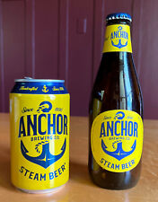 Anchor Brewing Steam Beer Bottle plus Steam Beer Can San Francisco discontinued picture