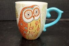 Dutch Wax Owl & Flower Coffee Mug picture