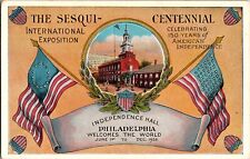 Philadelphia PA Independence Hall, Sesqui-Centennial c1926 Vintage Postcard P65 picture