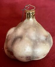 Vintage Christborn Glass Garlic Bulb Christmas Tree Ornament  ~ Germany picture