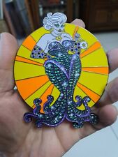 Super Jumbo size, Disney fantasy Ursula very glitter 24rhinestons pin, LE88 picture