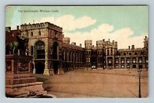 London England, The Quadrangle Of Windsor Castle Vintage Souvenir Postcard picture