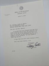 Jimmy Carter Signed 1971 Letter As Governor Full Signature Autographed picture