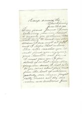 3 Page Civil War Letter Charles E Pettis 83rd Pennsylvania, Battle of Hanover CH picture