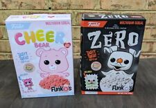 Lot Of 2 New Sealed  2020 Funko Pop Care Bears Cheer & Zero Cereal Box Expired picture