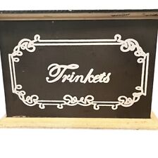Painted Vintage wooden trinket box picture