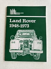 Brooklands Road Test Report Racing Used Car Test Land Rover 1948-1973 64 Pages picture