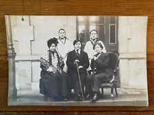 Antique 1910s RPPC French Women Dressed in Men's Suits Group Portrait Unposted picture