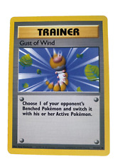 Pokemon TCG Trainer Gust of Wind 93/102 Original  Base Set  WOTC 1999 Excellent picture