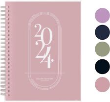 Rileys 2024 Weekly Planner - Annual & Monthly 8 x 6-Inches, Pink  picture