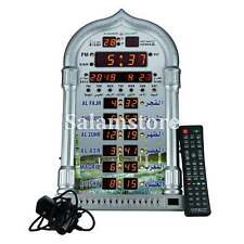 AL-FAJIA Digital Azan Athan Prayer LED Wall Clock for USA Home Office-Salamstore picture