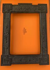 Antique 1868 Gutta Percha Picture Frame 4.5x6.5” Opening picture