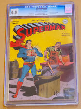 SUPERMAN #48 (DC: 1947) 1st Time Travel; Luthor appearance CGC 4.0 (VG) picture