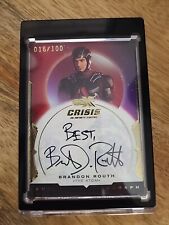 CZX Crisis on Infinite Earths Autograph BR-A Brandon Routh as The Atom #/100 picture