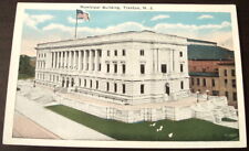 Trenton New Jersey c1920's Municipal Building, U. S. Flag, architecture picture