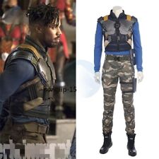 Marvel Black Panther Erik Killmonger Cosplay Costume Outfit Halloween Carnival picture