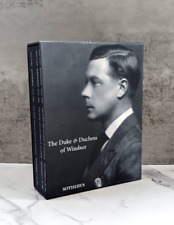 Sotheby's Duke and Duchess of Windsor Vintage Auction Book Box Set 1997 w/ Docs picture