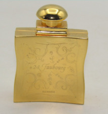 HERMES 24 FAUBOURG REFILLABLE PERFUME BOTTLE IN GOLD-TONE CASE (HALF FULL) picture