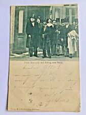 👍 1899 SIAM THAILAND KING CHULALONGKORN MEETS GERMANY BISMARCK POSTCARD picture