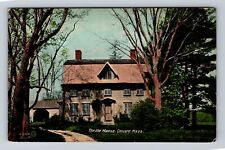 Concord MA-Massachusetts, Scenic View old Manse, Antique Vintage Postcard picture