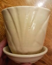 Nice Vintage Retro Pottery Off-White Planter. Unique 4.5