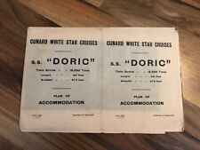 SS Doric Deck Plan • Cunard White Star picture