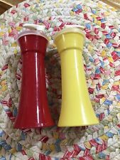 Vintage Tupperware Ketchup and Mustard Pump Containers 718-13 & 718-5 picture