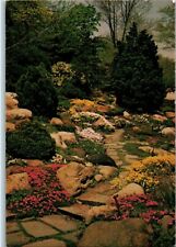 Rock Garden, Brooklyn Botanic Garden, Brooklyn, New York NY chrome Postcard picture