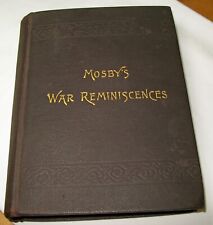 Antique 1887 Civil War Book, Mosby's War Reminiscences, Confederate, JEB Stuart picture