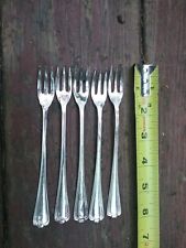 Lot of 5 Vintage Shrimp Forks from the Petroleum Club of Tulsa.  HTF Rare picture