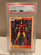 1991 Marvel Universe Iron Man #13 PSA 7 NM -FRESHLY GRADED picture