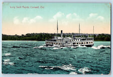 Cornwall Ontario Canada Postcard Long Sault Rapids c1910 Unposted Antique picture