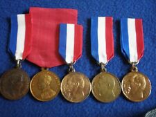 France: Lot of Five French Patriotic Medals for the Crimean War 1854-1856 picture