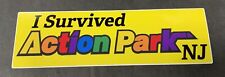 9” I Survived Action Park Bumper Sticker New Jersey NJ Class Vinyl Decal Water picture