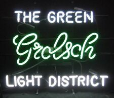 New Grolsch Beer The Green Light District Neon Sign 24