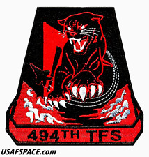 USAF 494TH FIGHTER SQ -494 FS- F-15E Strike Eagle- RAF Lakenheath-ORIGINAL PATCH picture