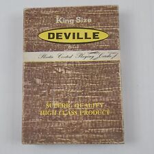 Deville King Size Playing Cards Deck Complete Vintage 1940's Large Oversized picture