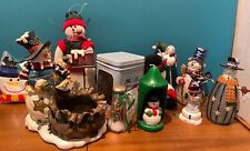 Snowman Holiday Assortment Candles Figurines Tins Plush Dish - You Choose picture