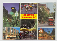 Gastown Vancouver BC Canada Multiview Postcard Unposted picture