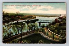 Dayton OH-Ohio, Miami River From Belmont Avenue, c1909 Vintage Souvenir Postcard picture