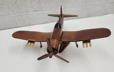 F4U Corsair Mahogany Wood Desktop Airplane Model picture