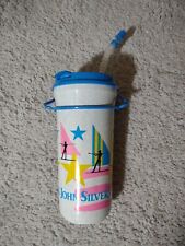 Vintage 90s Neon Themed Long John Silver Cup With Carry Handle picture