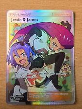 Pokemon Card Jessie and James 68/68 Hidden Fates Full Art Ultra Rare Holo TCG  picture